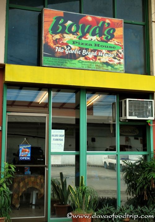 Boyds Pizza House - Garlic Bread House, Davao City entrance