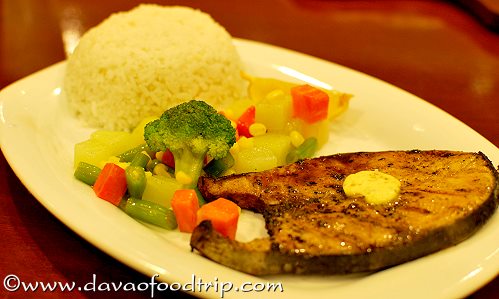 blue marlin steak at Coco's South Bistro Victoria Plaza Davao City