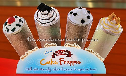 Red Ribbon Cake Flavored Frappes