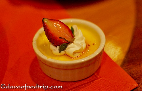 creme brulee dessert - Marco Polo Hotel Davao