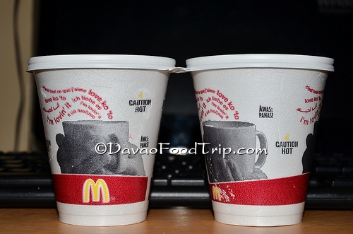 McDo hot choco - McDo delivery