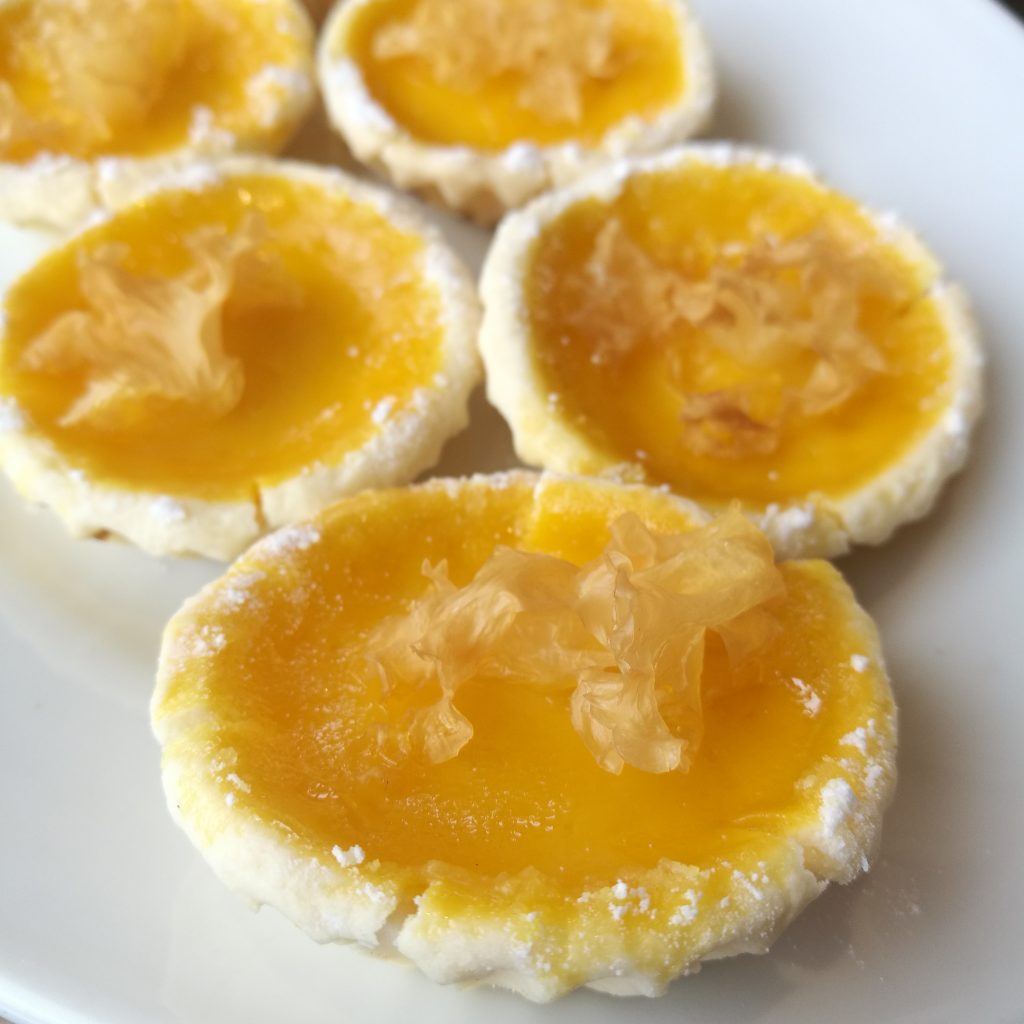 Egg Tart with White Fungus Chinese dimsum buffet Lotus Court Marco Polo Davao Hotel March 201
