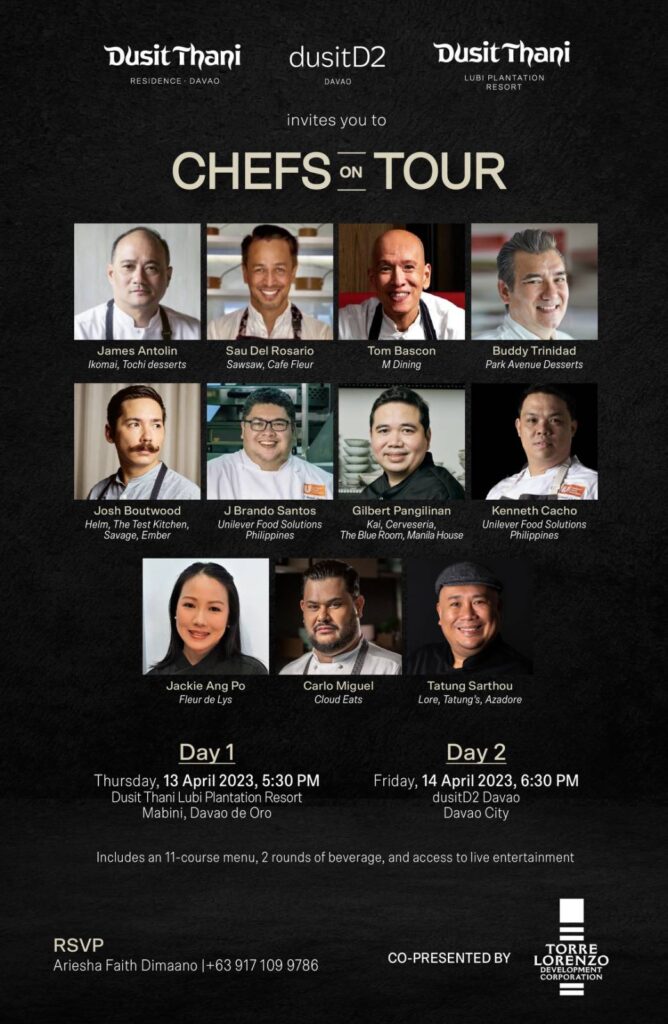 Dusit Davao Brings In An Exclusive Gastronomic Experience With CHEFS ON TOUR