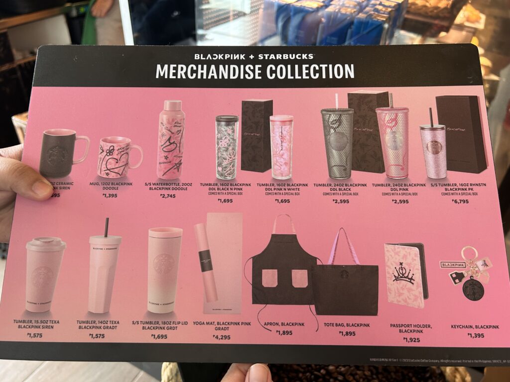 Blackpink x Starbucks Merchandise Collection