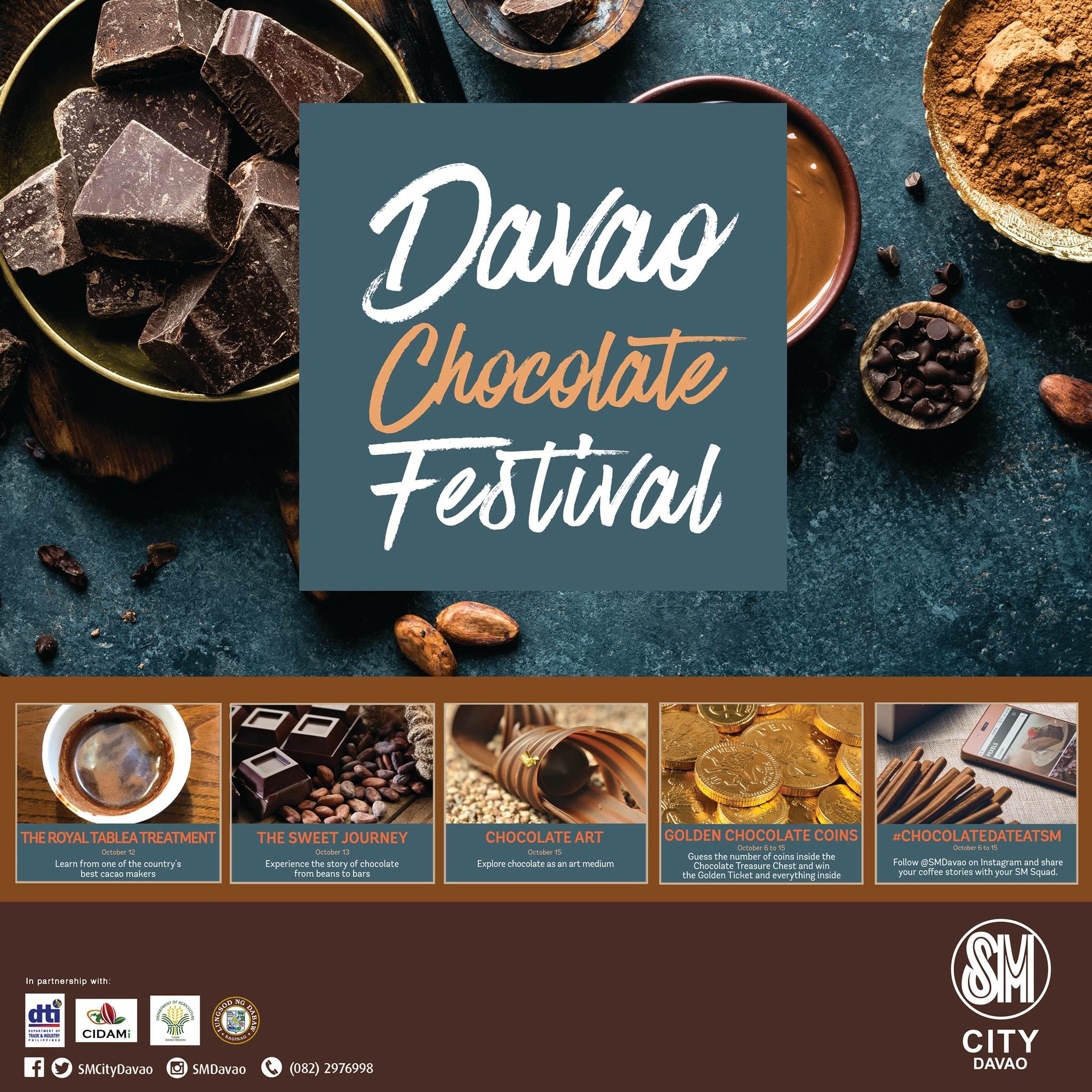 4th Davao Chocolate Festival Opens October 12 at SM City Davao Annex