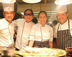Chef Lau and Chef Jackie Laudico at Waterfront Insular Hotel Davao Cafe Uno