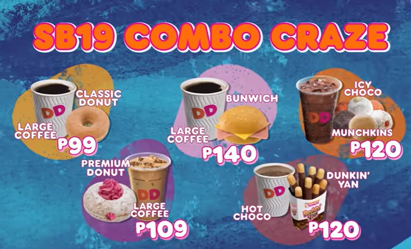 Dunkin PH SB 19 combo craze promo